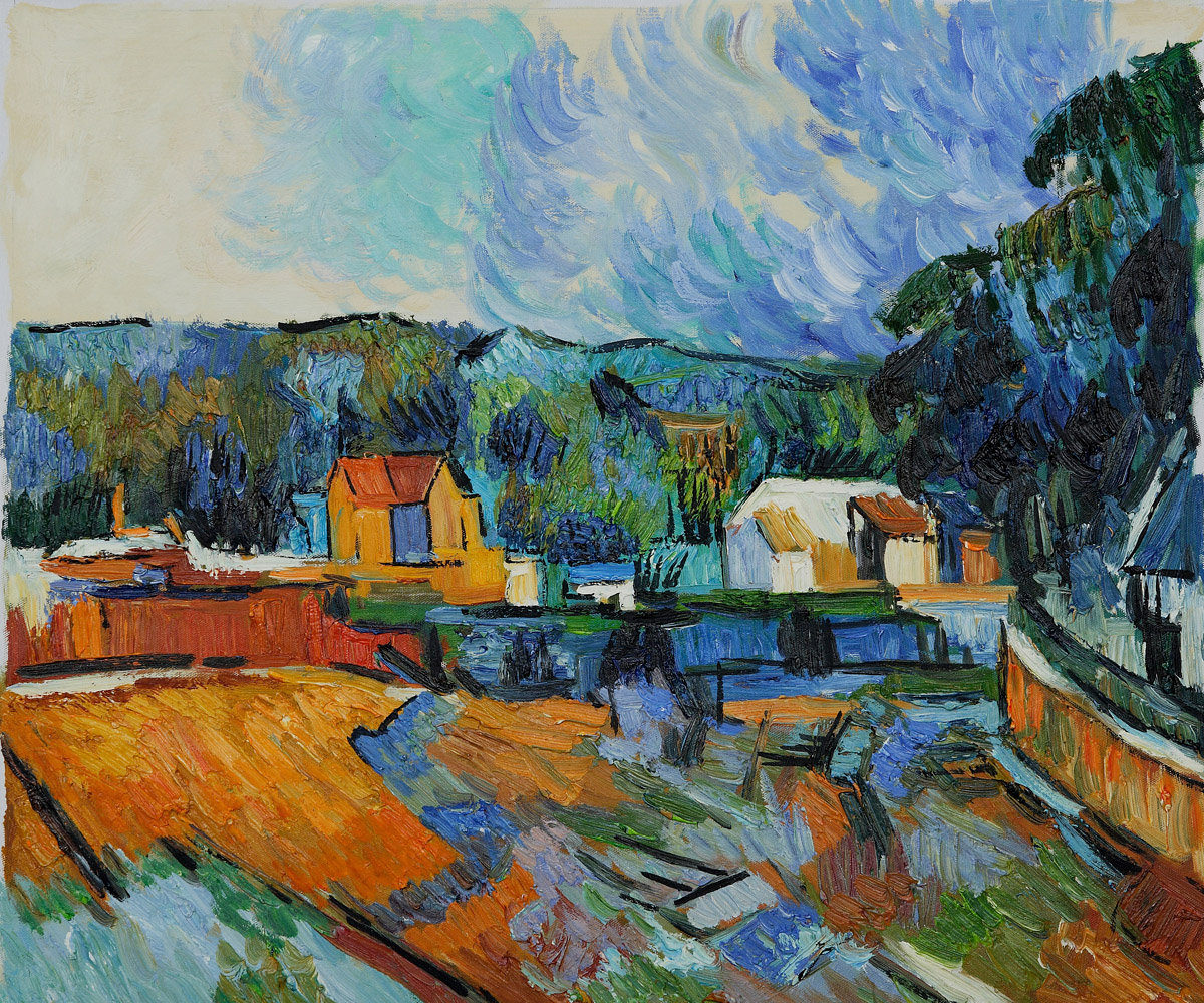 Uferlandschaft by Paul Cezanne